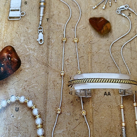 Silpada Vintage Snake Necklace with Gold 
Accents N0673. 17” long - Picture 6 of 6